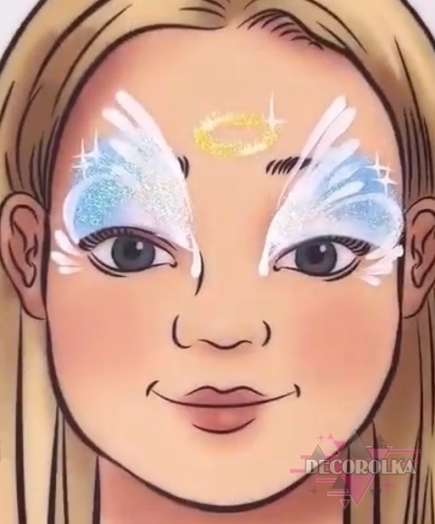 Maluj z nami, czyli face painting krok po kroku ZIMA I BOŻE NARODZENIE 10 WZORÓW