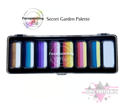 Paleta farb Facepainting Hub Secret Garden 8x14g
