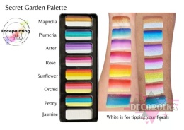 Paleta farb Facepainting Hub Secret Garden 8x14g
