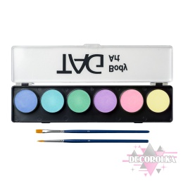 Paleta farb do malowania twarzy Tag Body Art Pastel Macaron Palette 6 x 10g