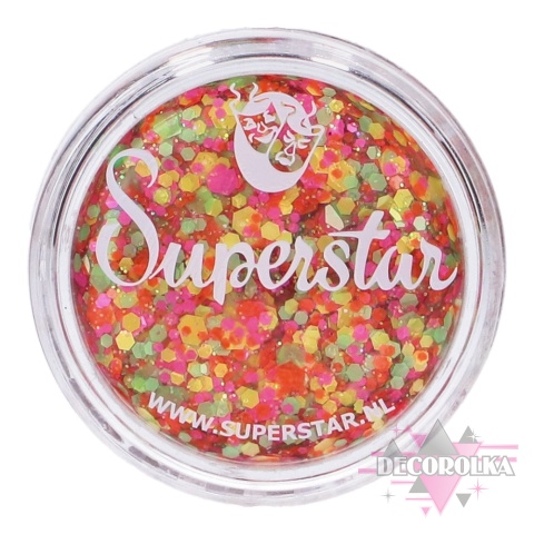 Brokat w kremie Superstar Chunky Glitter Cream Fluor Fantasy