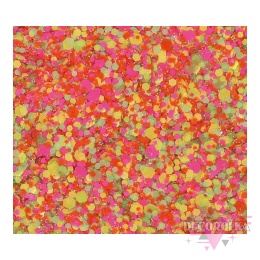 Brokat w kremie Superstar Chunky Glitter Cream Fluor Fantasy