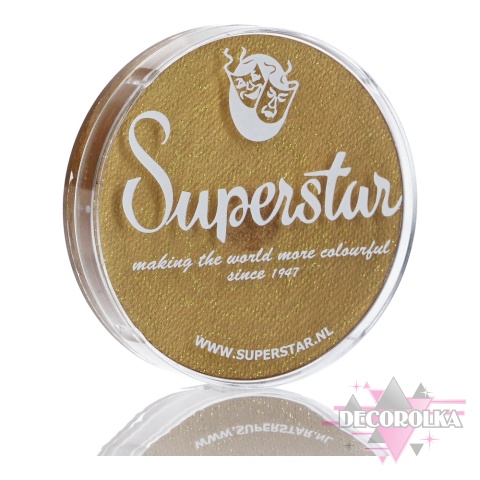 Superstar farba do twarzy i ciała 16 g Gold with glitter (shimmer) 066