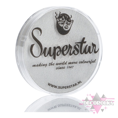 Superstar farba do twarzy i ciała 16 g Silverwhite with glitter (shimmer) 065
