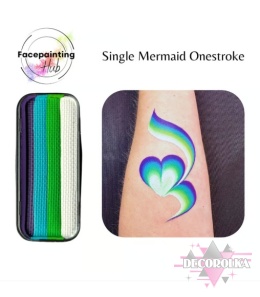 Facepainting Hub farba do twarzy i ciała Single Mermaid Onestroke 14 g
