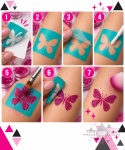 Zestaw do tatuaży brokatowych Halloween