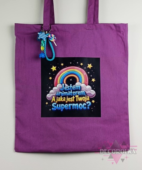 Torba bawełniana JESTEM ANIMATOREM