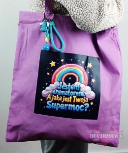 Torba bawełniana JESTEM ANIMATOREM