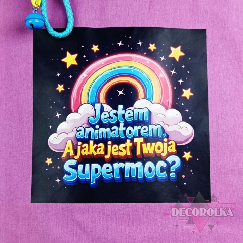 Torba bawełniana JESTEM ANIMATOREM