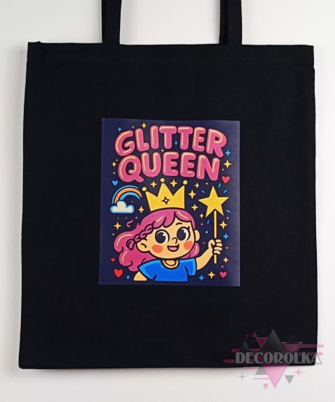 Torba bawełniana GLITTER QUEEN