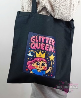 Torba bawełniana GLITTER QUEEN