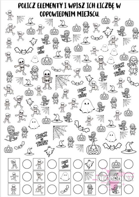 Zabawy na Halloween dla dzieci – 25 pomysłów + karty pracy do druku | E-book