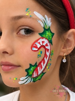 Maluj z nami, czyli face painting krok po kroku ZIMA I BOŻE NARODZENIE 10 WZORÓW