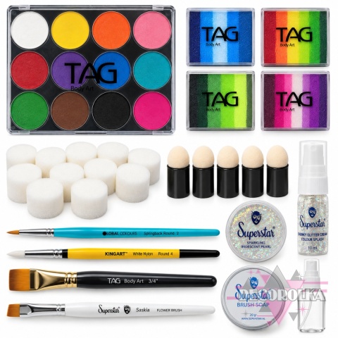 Zestaw startowy do face paintingu 3